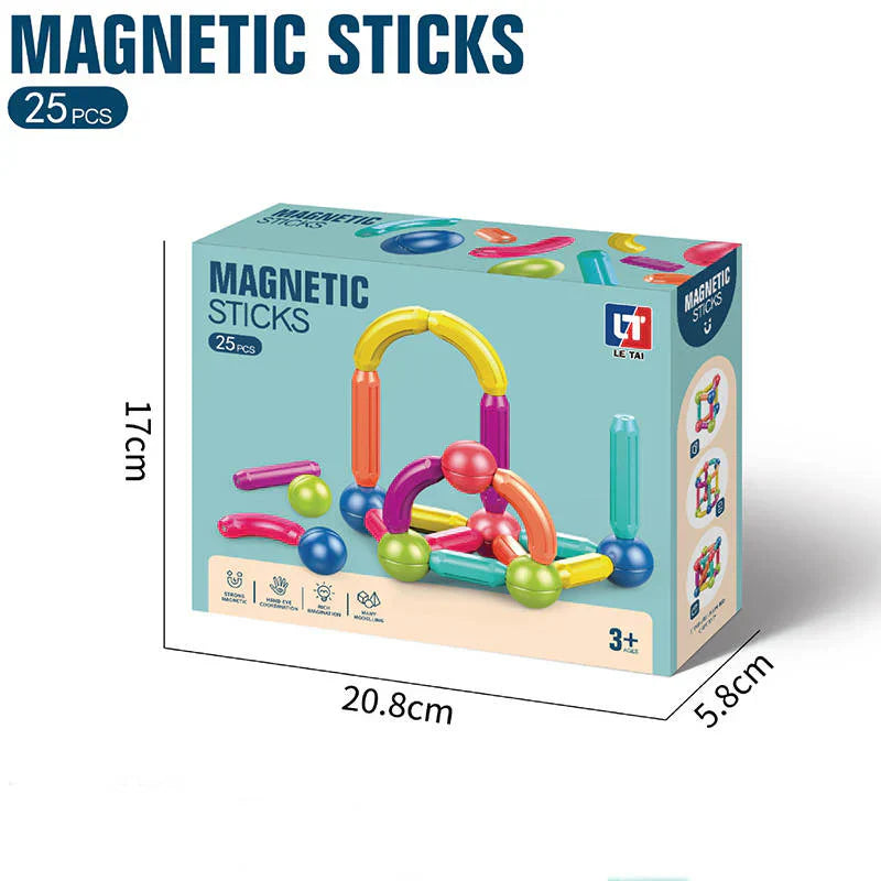 25 PCS DIY 3D Model Magnetic Stick and Ball Construction Set – gallery 5