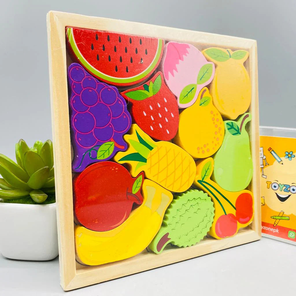 Cartoon Animal Car Wooden Peg Puzzles Board Educational Toy – gallery 15