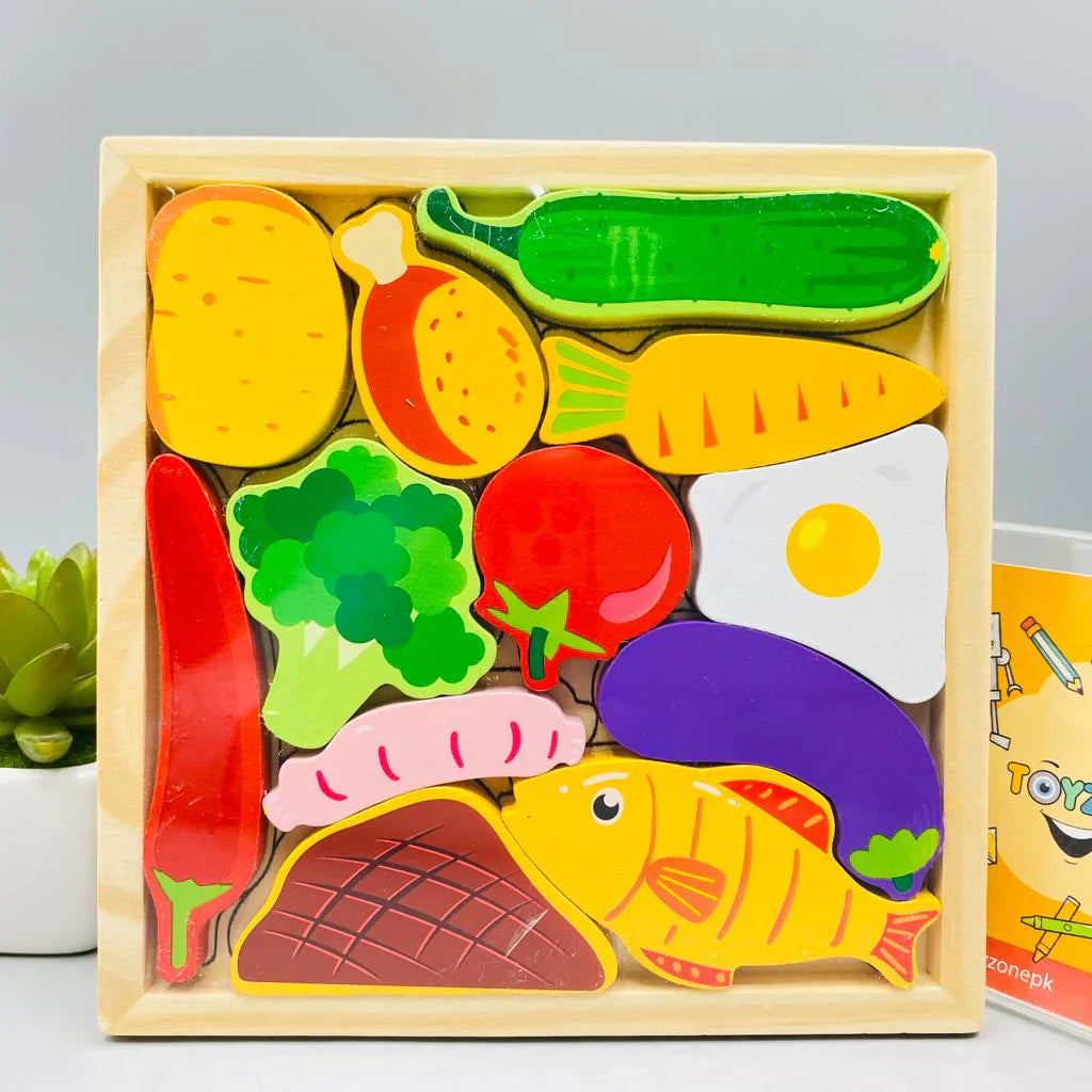 Cartoon Animal Car Wooden Peg Puzzles Board Educational Toy – gallery 6