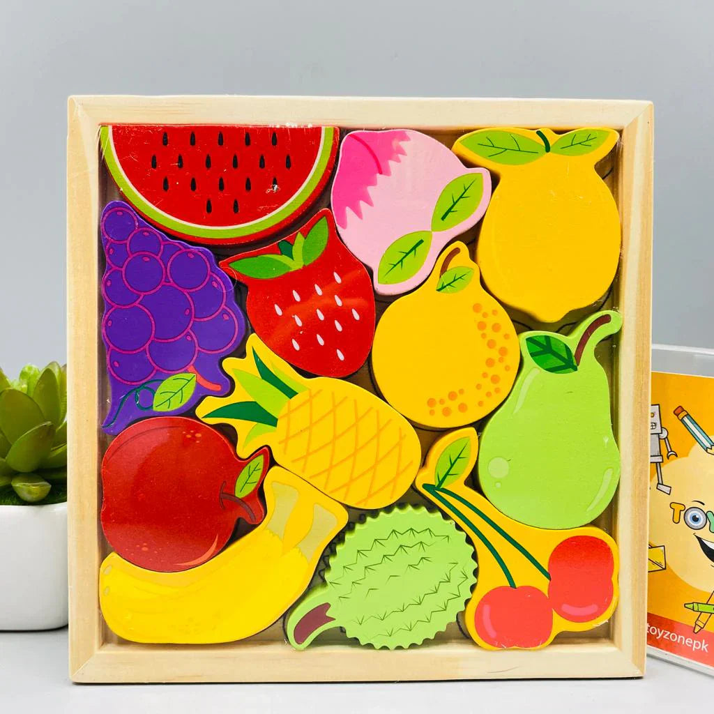 Cartoon Animal Car Wooden Peg Puzzles Board Educational Toy – gallery 8