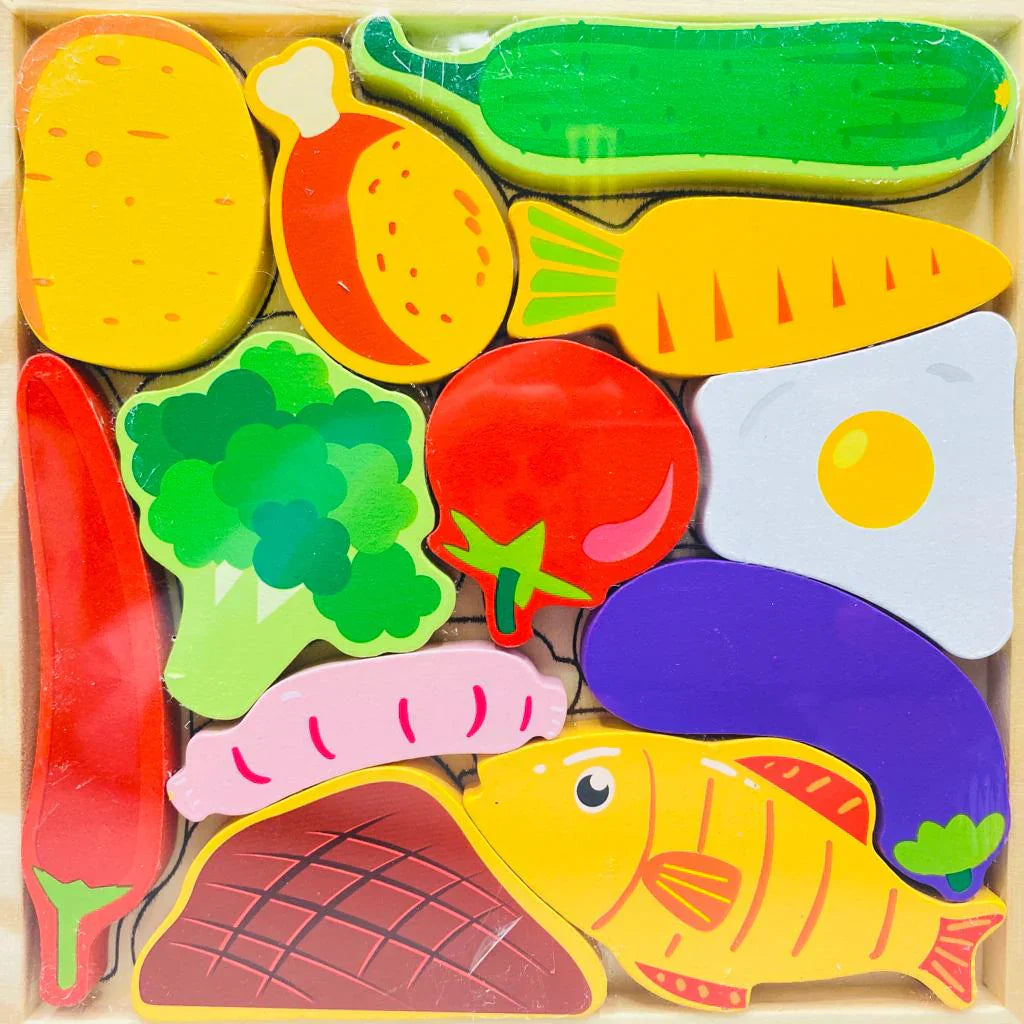 Cartoon Animal Car Wooden Peg Puzzles Board Educational Toy – gallery 10