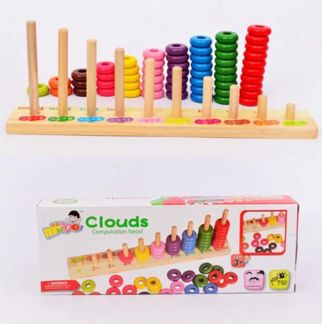 Cloud Computation Bead Wooden Toy – gallery 2