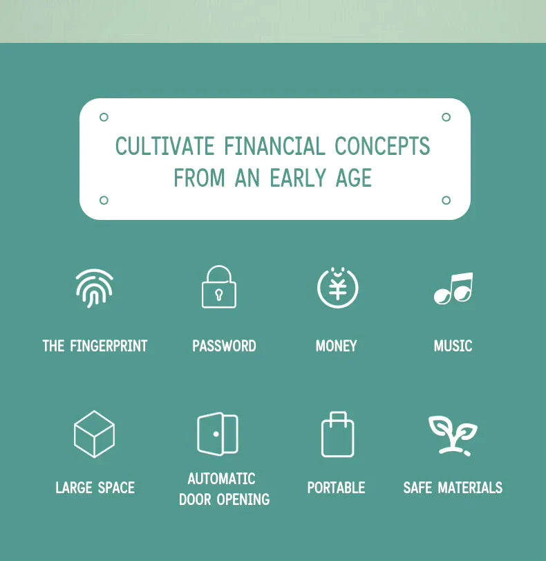 Cute ATM Machine with Fingerprint Password & Music – gallery 6