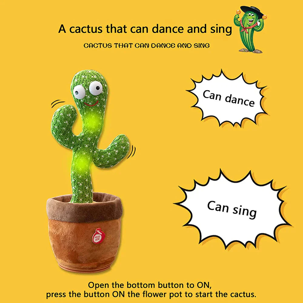 Cute Dancing and Talking Cactus Toy – gallery 6