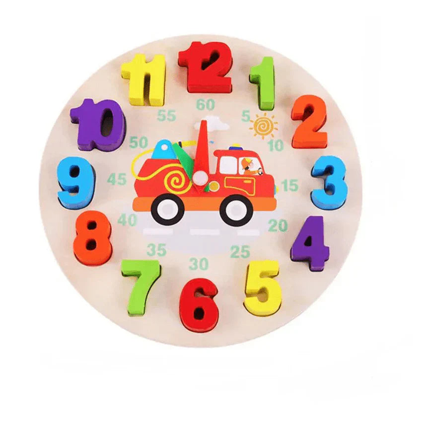 Digital Learning Wooden Clock – gallery 1