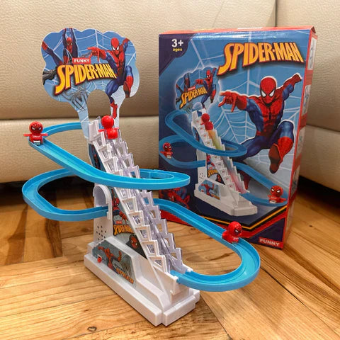 Electric Spider-man Slide Racing Track Set With Lights & Music – gallery 2