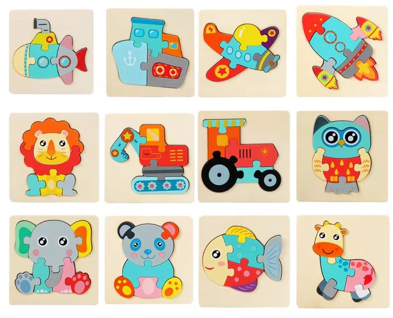 Montessori Wooden Puzzle – gallery 12