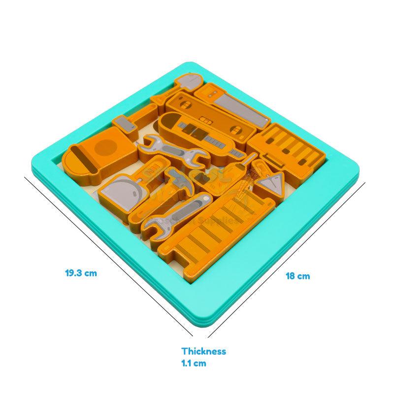 Montessori Wooden Tool Kit Jigsaw Puzzle Board – gallery 2