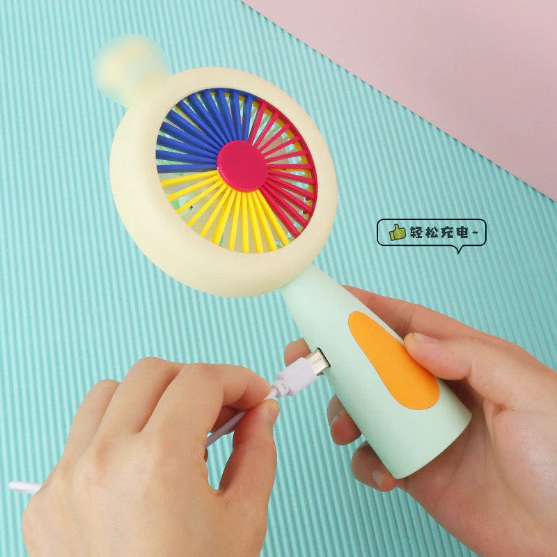 Rechargeable & Portable LED Lighting Mini Fan – gallery 4