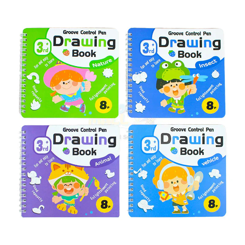 Reusable Groove Control Pen Drawing Books – gallery 5