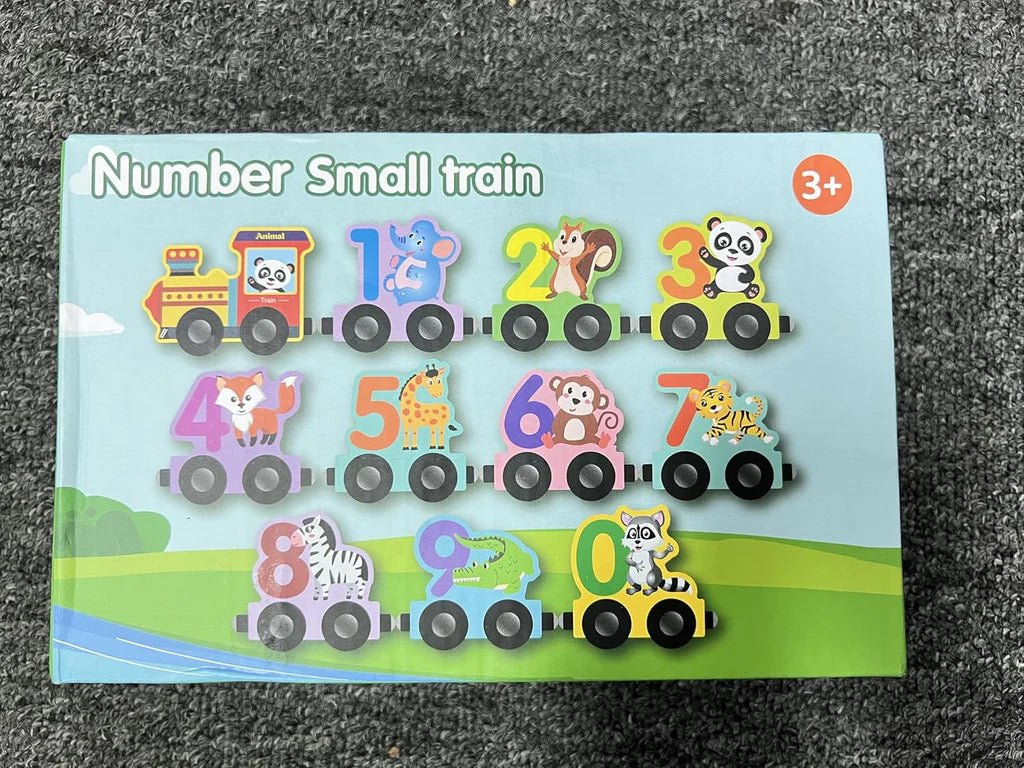 Wooden Magnetic Animal Number Train – gallery 7