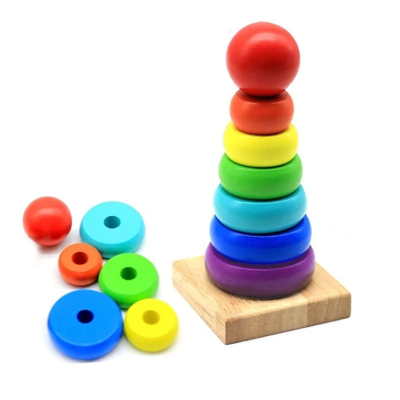 Wooden Rainbow Tower Small – gallery 2
