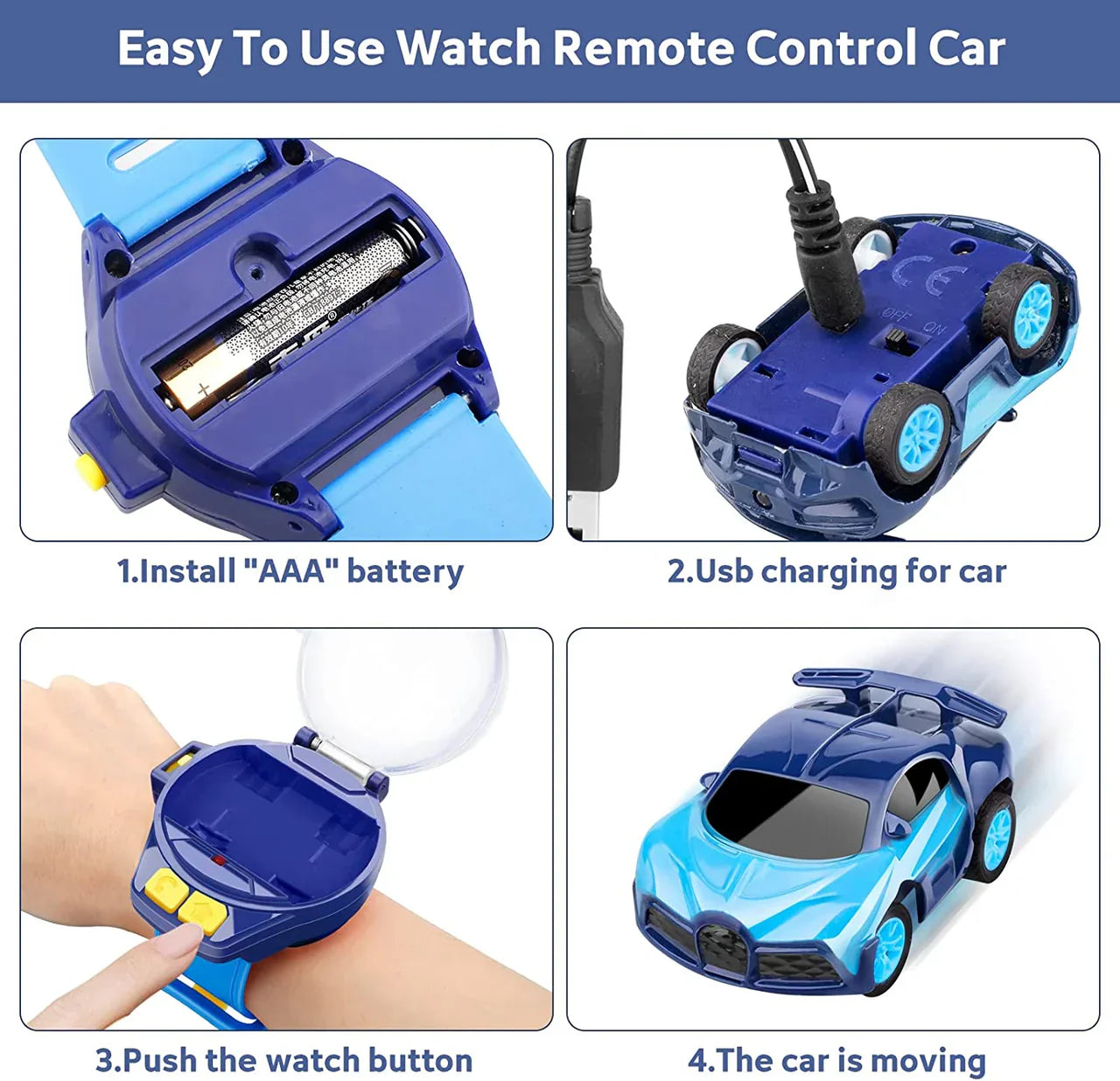 Remote Control Wrist Car Watch – gallery 5